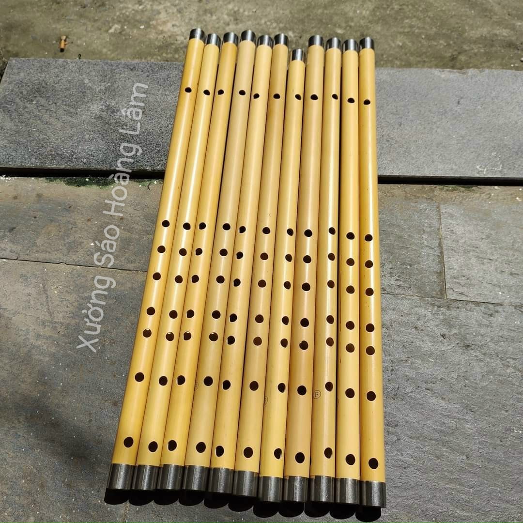 Sáo trúc bọc inox tone đô c5 hl30 - chuẩn âm loại tốt, độc đáo và sắc sảo xưởng sáo hoàng lâm