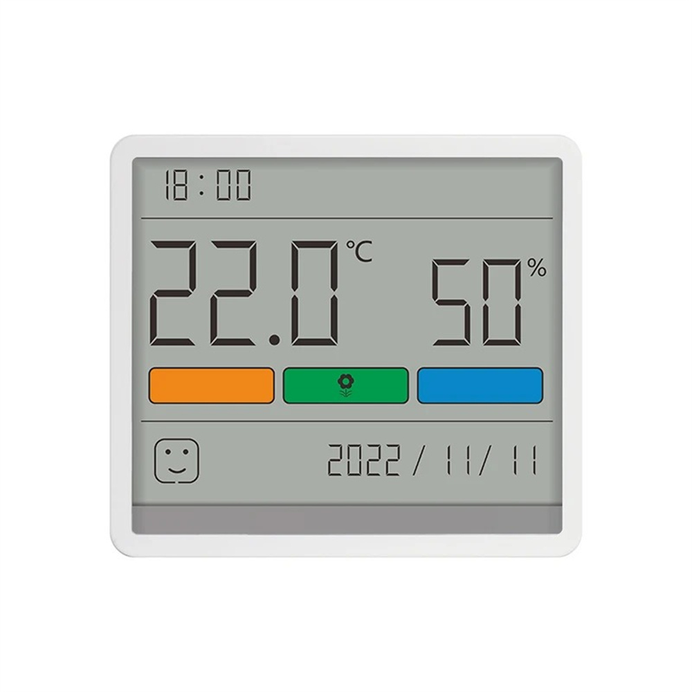 Xiaomi DUKA Atuman 2.8 inch LCD Temperature Humidity Meter Digital Thermometers Hygrometer Sensor Gauge Weather Station Clock Home Indoor Digital Thermometers Humidity Thermometers