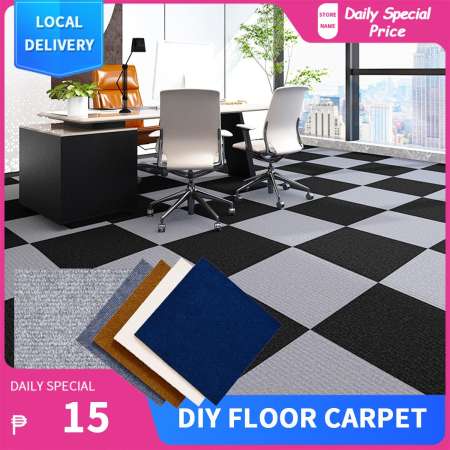 Self-Adhesive Multi-Color Carpet Tiles for Home and Office