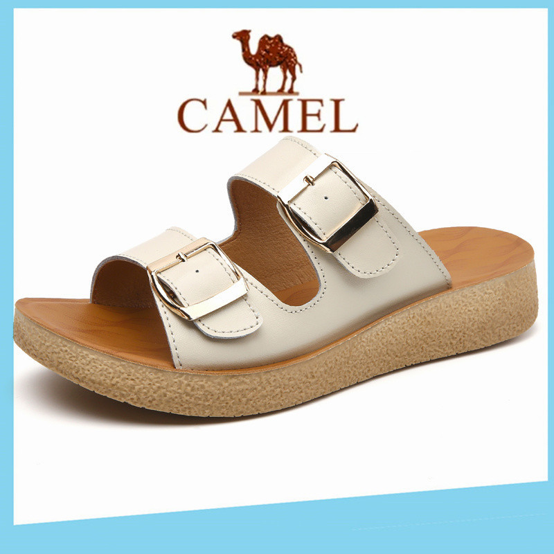 Camel nữ giày lạc đà nữ lạc đà sandal nữ giày đế bệt lạc đà dép nữ giày lạc đà