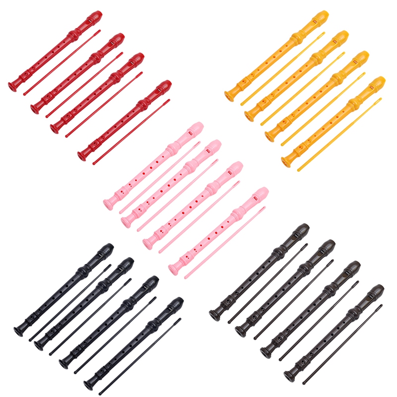 ABS Recorder Treble 8-Hole Musical Instrument Flute Children Adult Beginners Entry-Level Flute Instrument