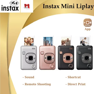 FUJIFILM INSTAX Mini LiPlay Hybrid Instant Camera - 1 Year Warranty Free Gift while stock last!