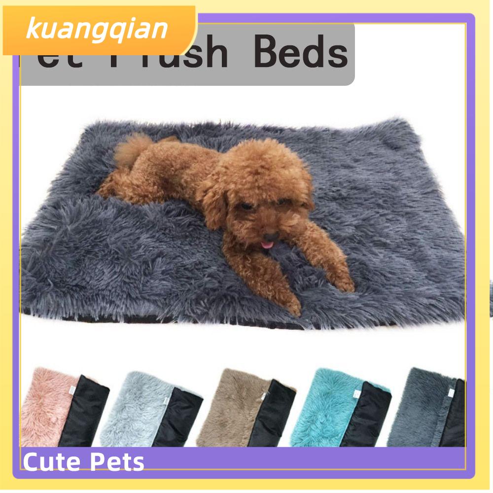 KUANGQIAN Comfy Calming Pet Supply Warm Anti Anxiety Cushion Mat Dog Cat