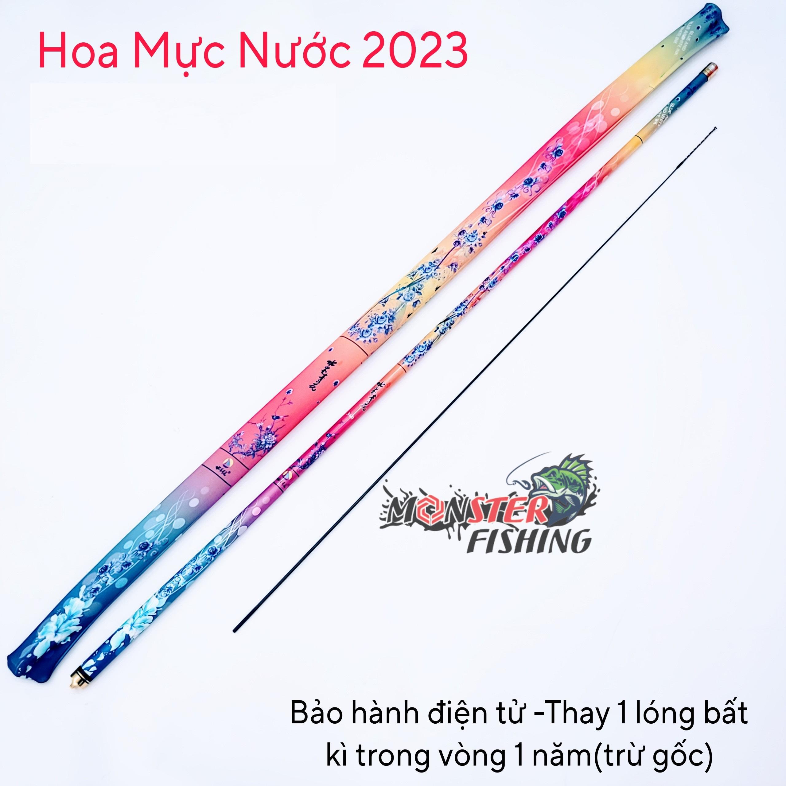 Cần câu tay hoa mực nước chính hãng phiên bản 2023 với nhiều cải tiến