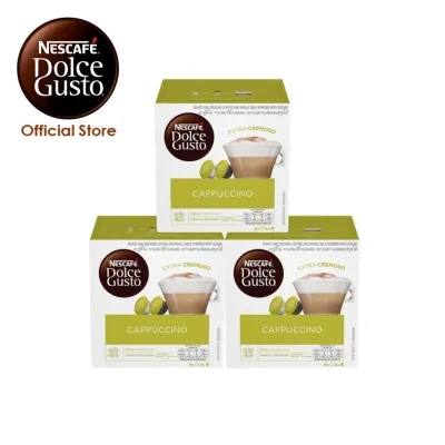 [3 Boxes] Nescafe Dolce Gusto Cappuccino Milk Coffee Pods / Coffee Capsules 8 servings [Expiry May 2022]