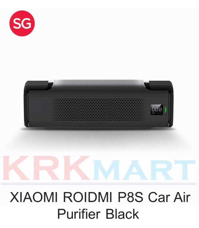 Xiaomi ROIDMI P8S Car Air Purifier APP Intelligent Control UV ABS OLED Screen Laser Particle Sensor-XIAOMI Ecological Chain Singapore