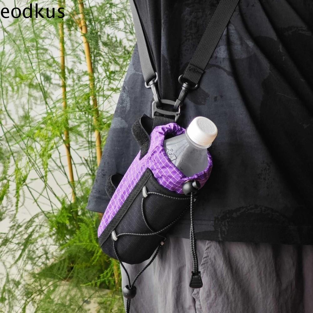 EODKUS Phụ kiện ba lô Túi phụ kiện leo núi Polyester Công suất lớn Túi dây rút nylon Túi thắt lưng đa chức năng Chống nước bắn tung tóe Túi đựng điện thoại di động Phụ nữ