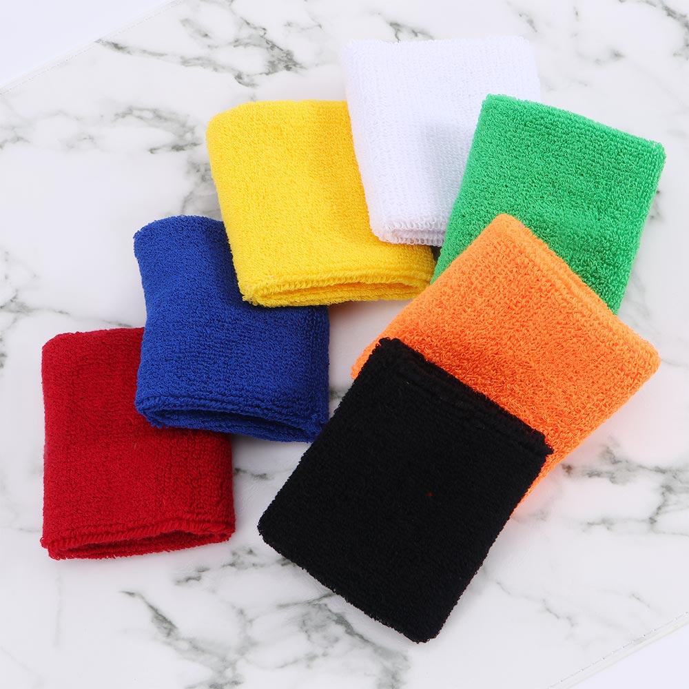 Chaserss 2 cái nẹp thể thao đầy màu sắc bảo vệ tay bóng rổ chạy sweatband dây đeo cổ tay hỗ trợ cổ tay Băng bảo vệ cổ tay