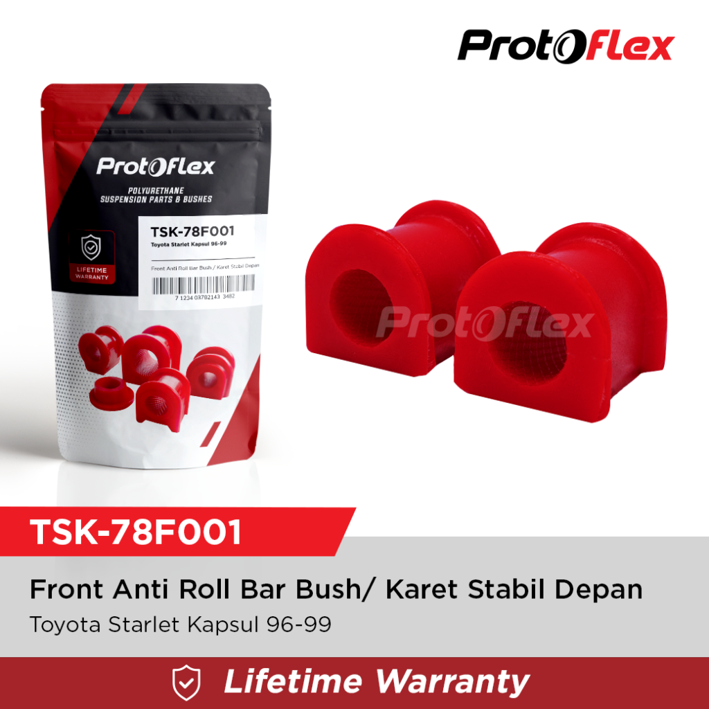 Protoflex Karet Stabil Depan Toyota Starlet Kapsul 96-99 Harga 200,000 rupiah*Gratis Ongkir