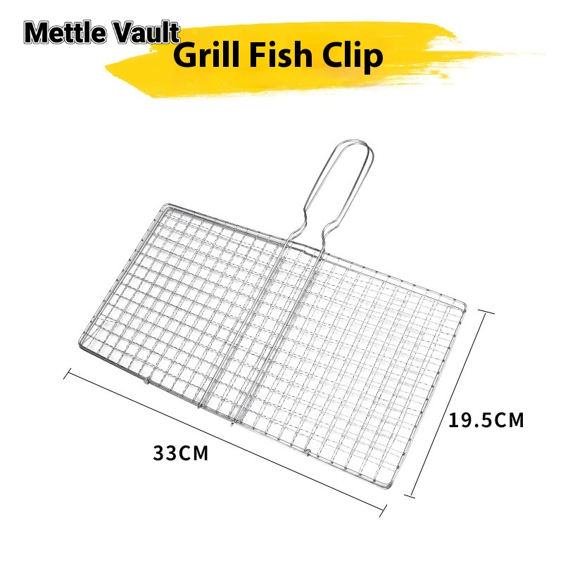 Mettle Vault Barbecue Tools-Portable Outdoor Barbecue Tools Full Set BBQ Oven Accessories Grill Barbecue Tools ราคา 24 บาท*ส่งฟรี