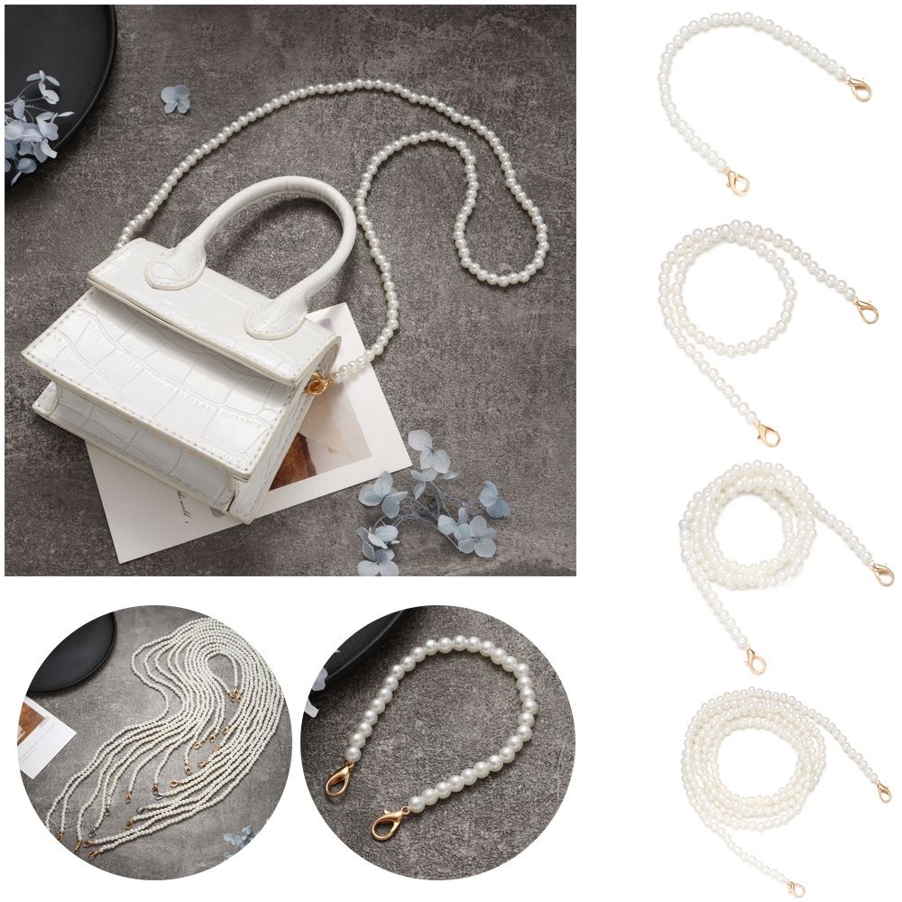 Bag Chain 40/100CM Metal Mini Purse Chain Shoulder Crossbody Strap Handles  Bag Accessories Handbag DIY Replacement Chains Charm Decoration (Color :  Silver-40cm) : : Home