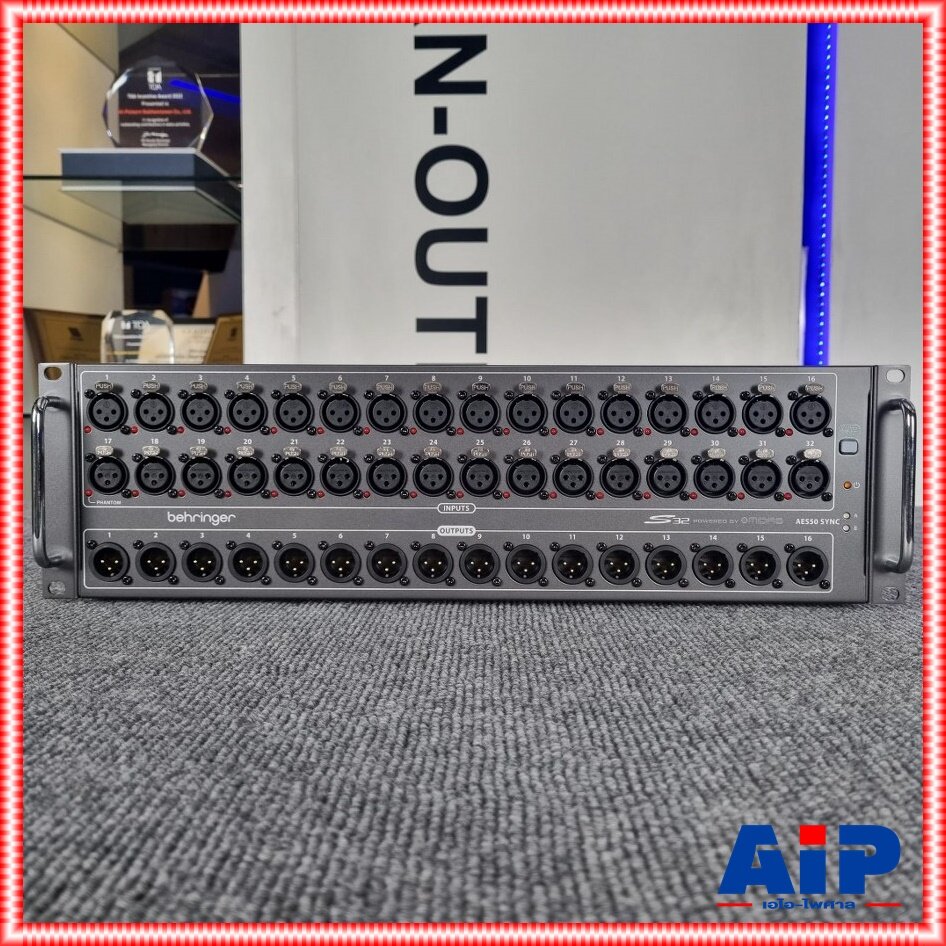 BEHRINGER S-32 Digital Snake Box +++ ดิจิตอลมิกเซอร์ S 32 S32 มิกเซอร์ เพาเวอร์มิกซ์ เครื่องเสียง ตัวปรับแต่งเสียง เอไอ-ไพศาล ราคา 37,290 บาท*ส่งฟรี