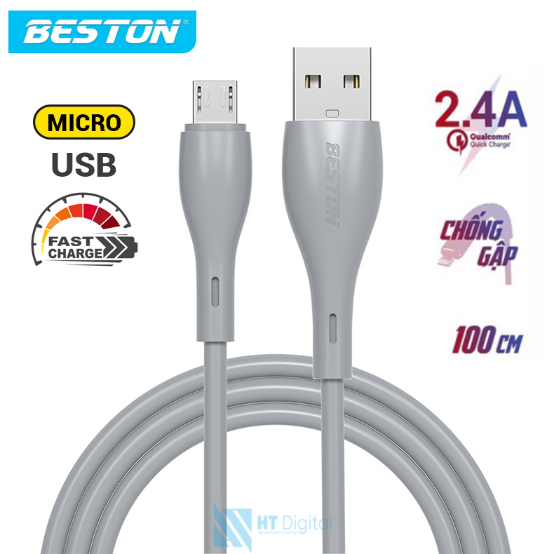 Cáp Sạc Beston Micro USB dành cho Smartphone Android 1m/2m/3m