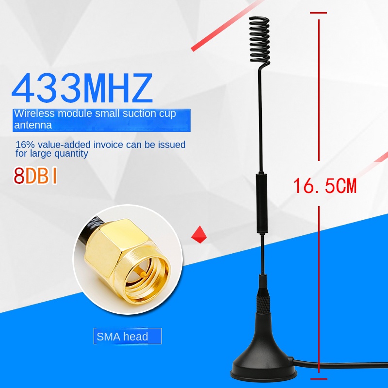 Anten LoRa 8dBi 1.5Mét - Tùy Chọn 433MHz/315MHz/470MHz | Hỗ Trợ IoT & Smart Metering