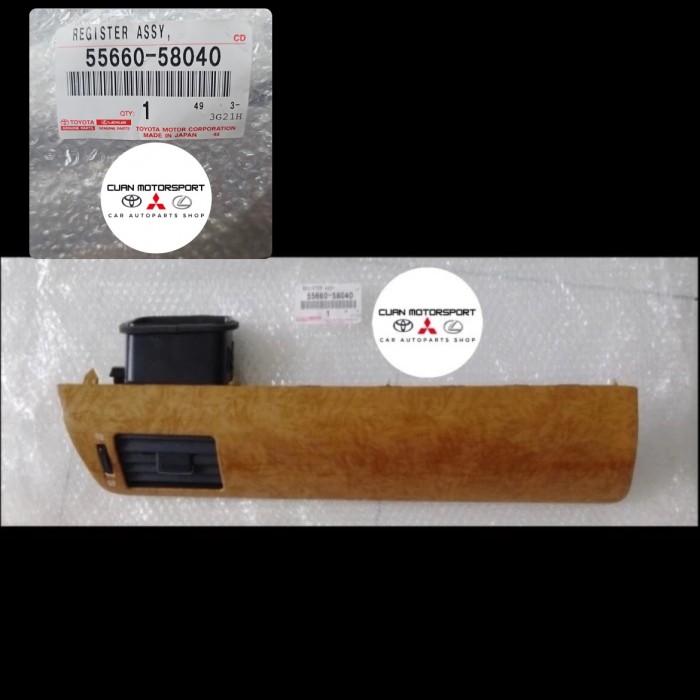 REGISTER AC ASSY WOOD PANEL TOYOTA ALPHARD MNH10 2005-2007 - DIVHARA SHOP Harga 3,940,000 rupiah*Gratis Ongkir