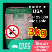 Three Elephant Borax Powder: Multi-Purpose Cleaner and Insect Killer