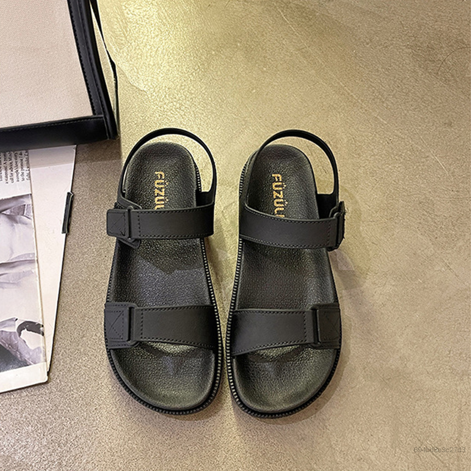 Giày Sandal Nữ Mùa Hè Dây Gai Dầu Đế Dày Dép Thích Hợp Đi Biển Bên Mặc AERH-VN - 2