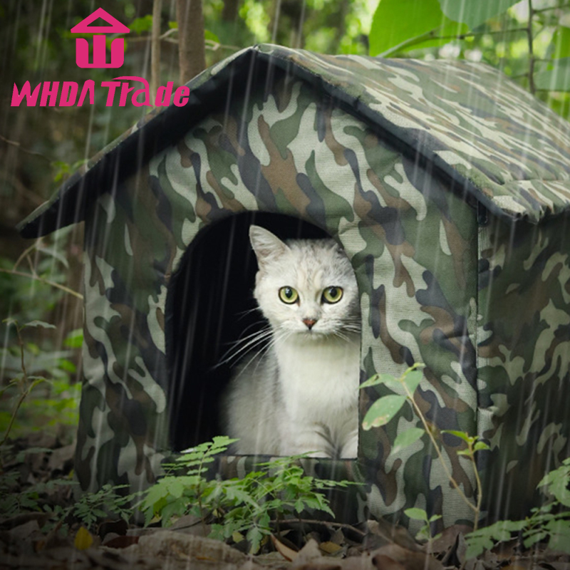 Nhà cho mèo Dày lạnh-proof tổ Kitty nơi trú ẩn Hoang Dã ổ cho mèo nhà cho thú cưng Chó mèo Lều cabin cho thú cưng nhỏ