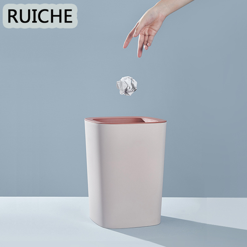 RUICHE ถังขยะถังขยะถังขยะความจุถังขยะ ใช้งานได้ วัสดุคุณภาพดี คนส่วนใหญ่ชอบ พกพาง่าย ULT24A11H2 49Z241205 ราคา 79 บาท*ส่งฟรี