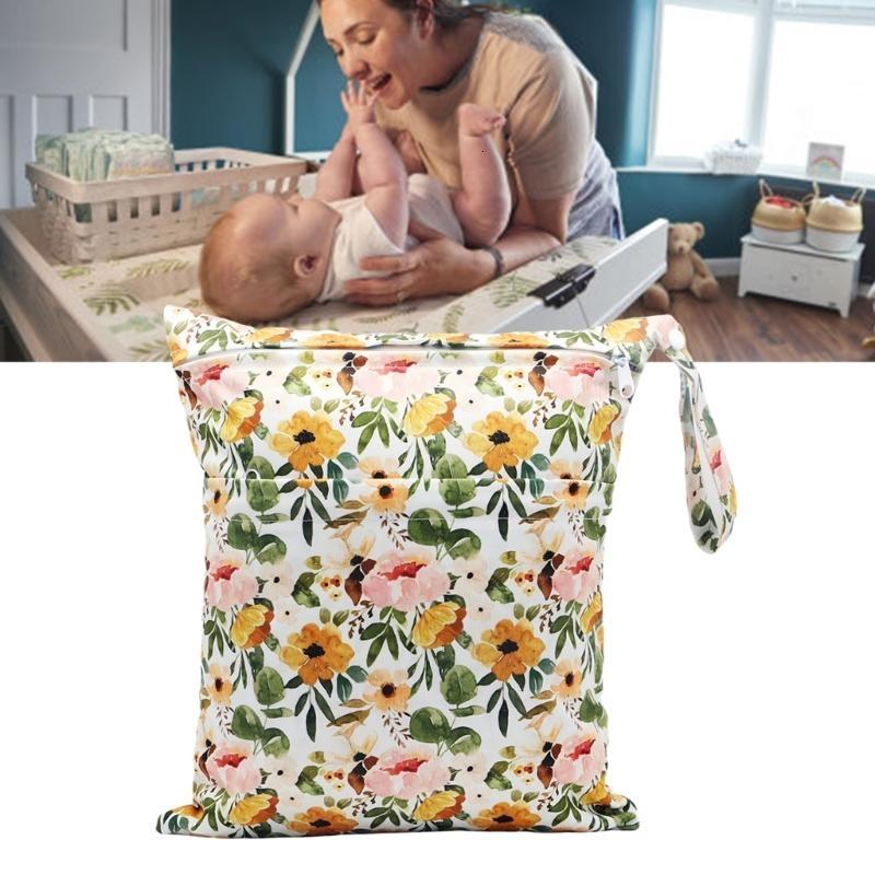 Đa chức năng tã trẻ em tổ chức trường hợp an toàn và thoáng khí vải Polyester lưu trữ túi xách du lịch túi đựng tã