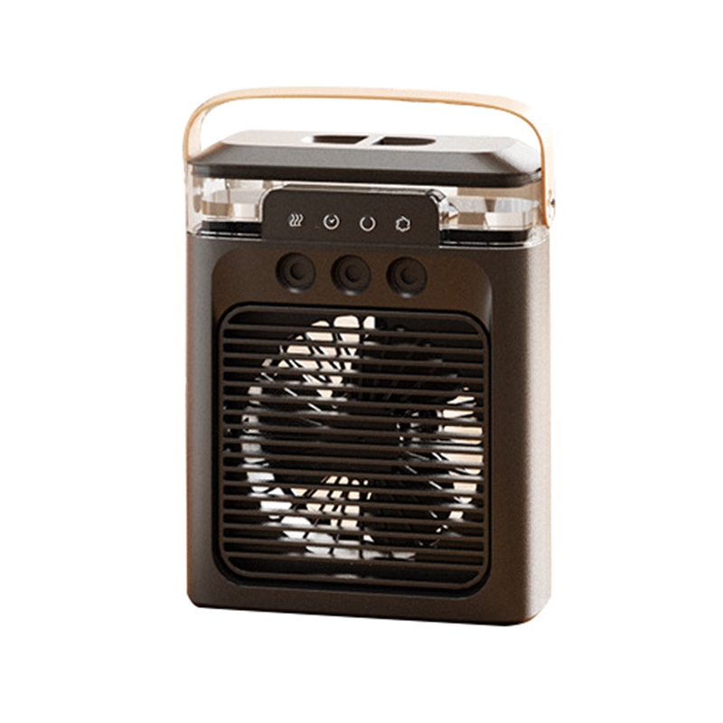 Portable Air Conditioner Fan Mini Evaporative Air Cooler with Colors LED Light Modes for Desk Nightstand Coffee Table