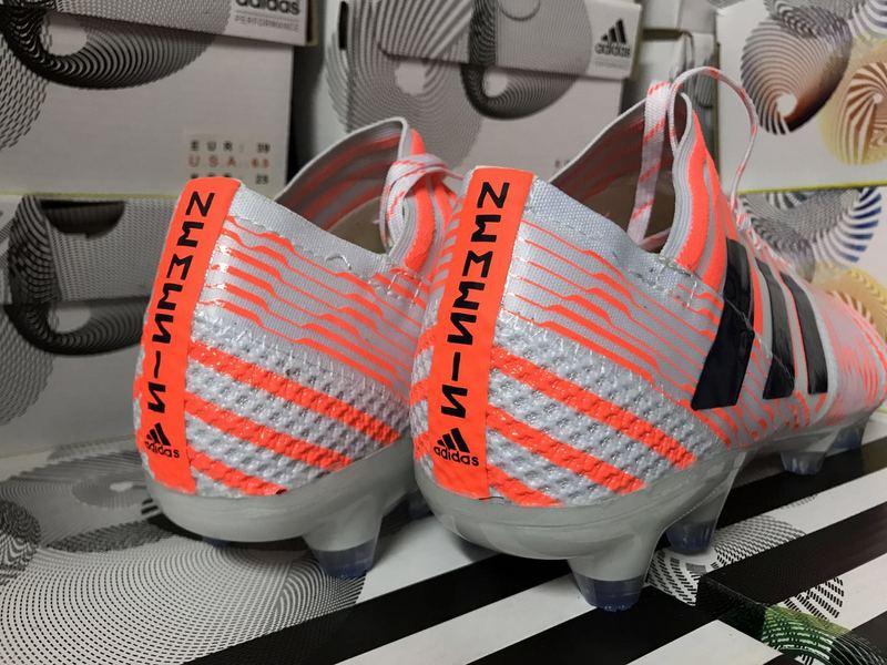 Tersedia: Kedatangan Adidas_New Primeknit_Slip-On Terbaru Nemeziz 17+ 360 Agility Ocean Storm Series Sepatu Sepak Bola TPU / Sepatu Sepak Bola / Sepatu Pelatihan Game Adidas_Nemeziz 17+ 360 Agility FG 39-45