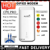 LTE Cat12 4G/5G Pro CPE Router, AC1200 WiFi Modem