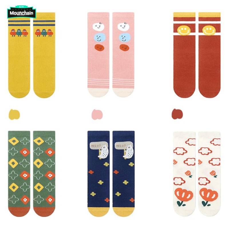 Baby Girls Knee High Socks Comfortable Cotton Cartoon Animal Patterns Over Calf Socks Over The Knee Socks ราคา 212 บาท*ส่งฟรี