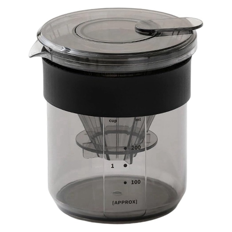 Coffee Maker for Pouring Over, Food-Grade Thickened Coffee Cup Included, Suitable for Travel and Camping