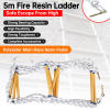 Areyourshop 5m Fire Escape Ladder - Emergency Rescue Rope