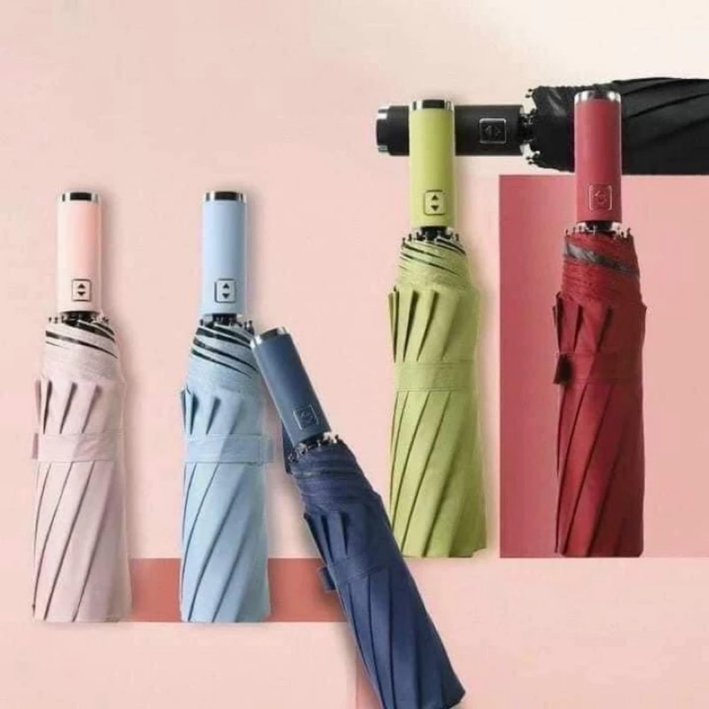 Ô đi mưa - Dù che nắng KANGNAM gấp gọn tự động. Phòng cách Nhật Bản cao cấp. Đóng mở tự động, che mư