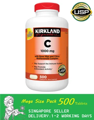 Kirkland Signature Vitamin C 1000 mg., 500 Tablets/Exp:03/2025