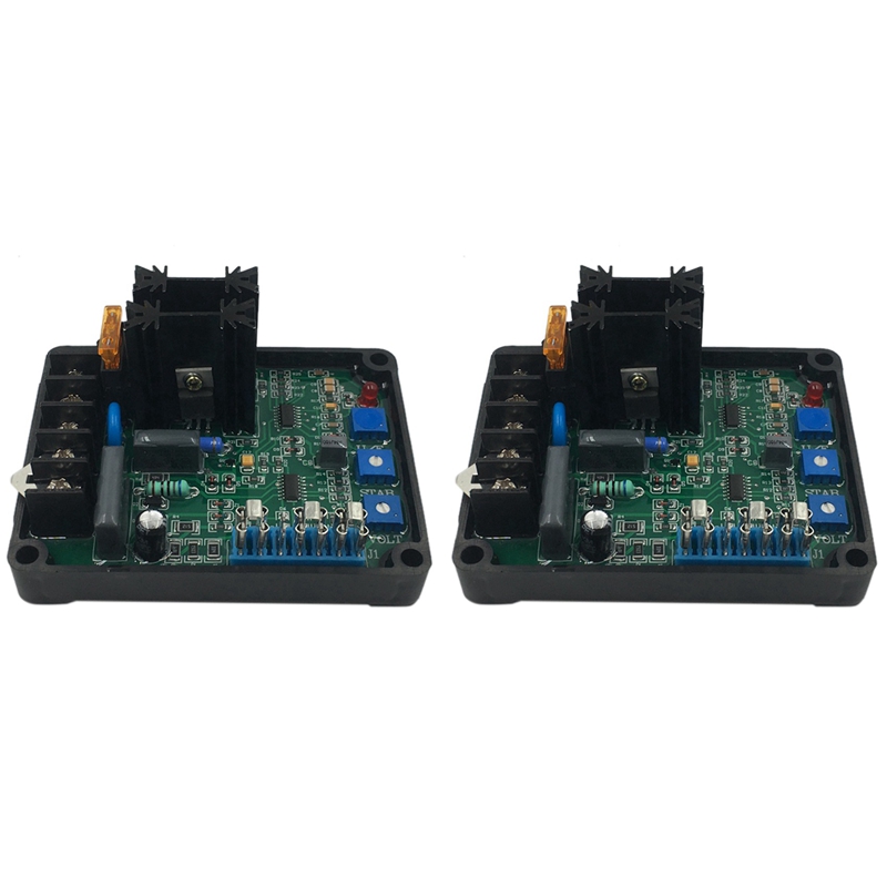 (UHDY) 2X GAVR-8A Generator Automatic Voltage Regulator Module Universal Brushless Ac Alternator Electric Controller Stabilizer