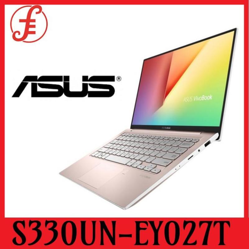 ASUS S330UN-EY027T VIVOBOOK S330UN-EY027T i5-8250U processor 1.6 GHz (6M Cache, up to 3.4 GHz) Memory: LPDDR3 8GB on board Memory Slot: N/A Storage: SATA3 512G M.2 SSD VGA: NVIDIA GeForce MX150 VRAM: GDDR5 2GB (S330UN-EY027T)