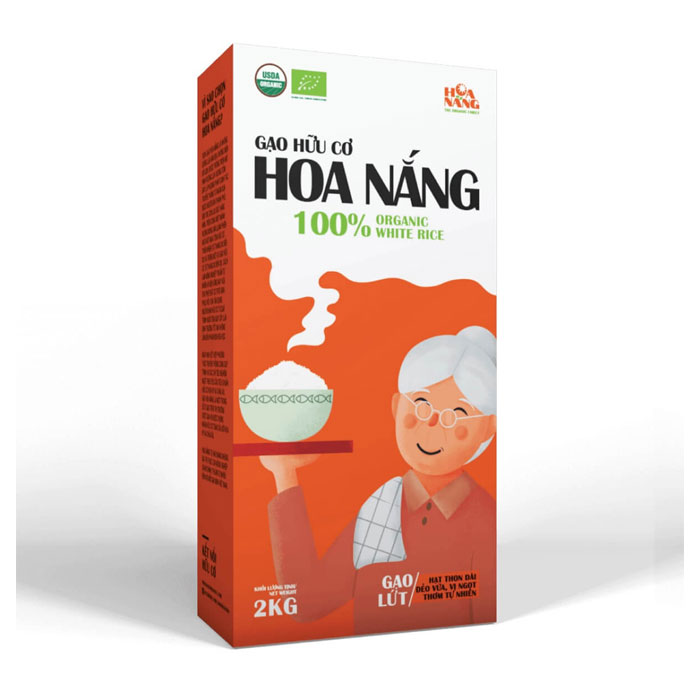 Org Brown Rice Hoa Nang 2Kg