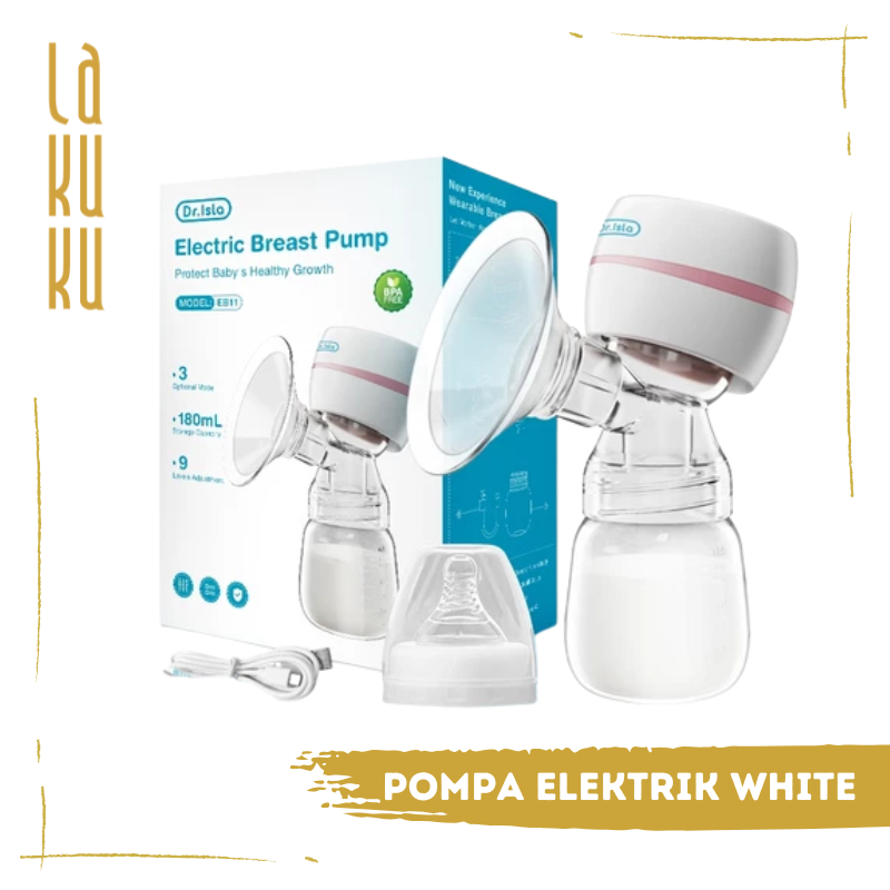 Lakuku - Dr Isla Pompa Asi Elektrik Breast Pump EB11 360° 3 mode