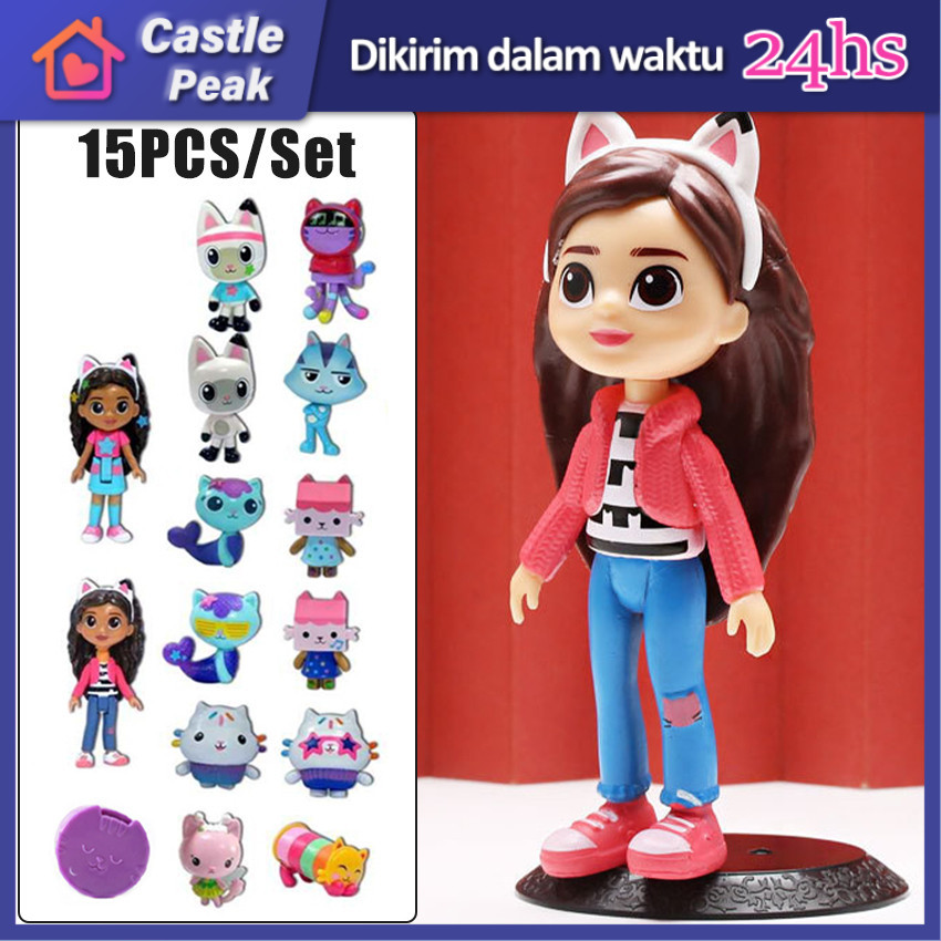 Mainan Gabby's Dollhouse Gabby Figure Set Gabby Girl Toys Mainan Koleksi Anak Children Hadiah ulang tahun