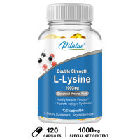Dobleng Lakas na L-Lysine Capsules 1000 mg Bawat Serving Essential Amino Acid Sinusuportahan ang Healthy Immune Function at Collagen Synthesis 120 Capsules