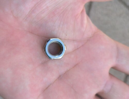 Internal Shift Speed Hub Nut Electroplated Nut For Sturmey Archer 13/32