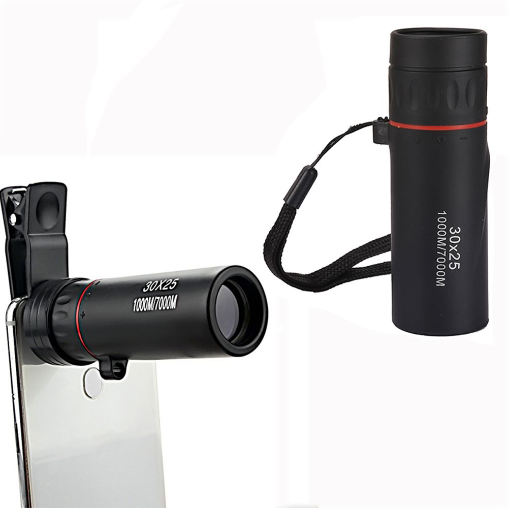 EMERRY Mini Chống nước Phạm vi zoom 10X Săn bắn du lịch Tham quan buổi hòa nhạc Phụ kiện leo núi Một mắt Kính thiên văn Ống nhòm