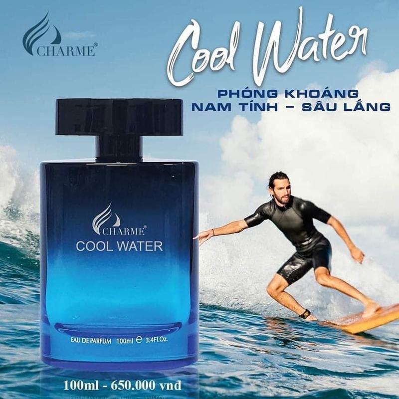 Nước hoa Nam Charme Cool Water 100ml { nước hoa chính hãng }|