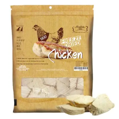 Absolute Bites Freeze Dried Chicken Pet Treats - 70g