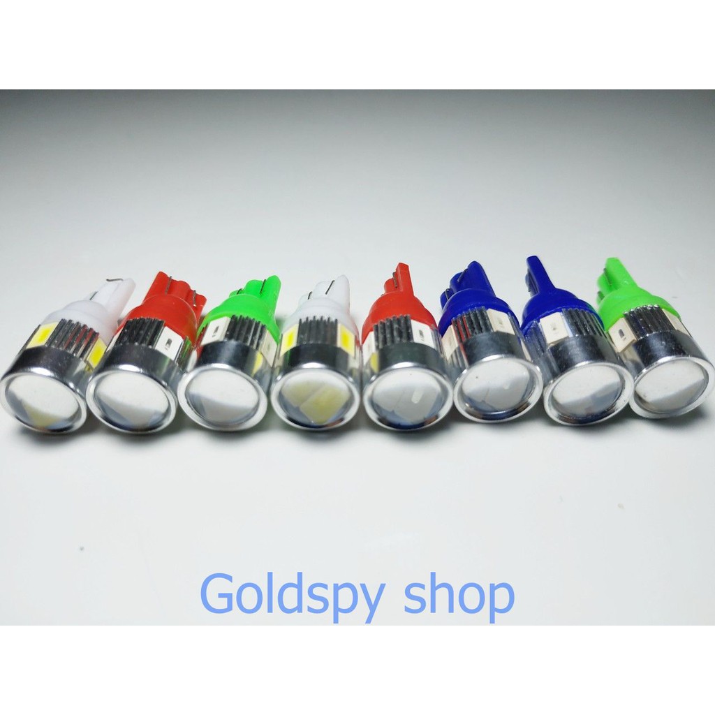 Đèn led xi nhan xe máy đề mi 6 tim led