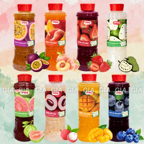 Sinh tố Ohla chai tròn 1L