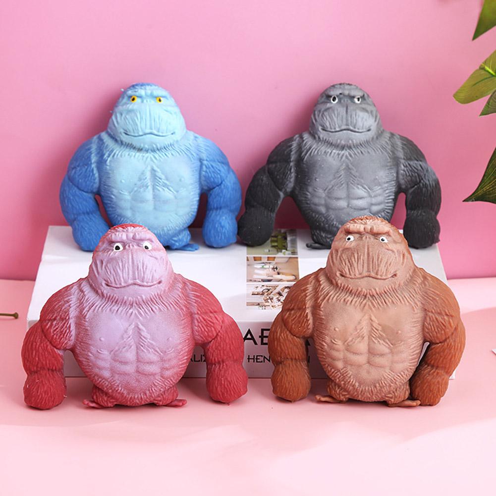 Khỉ đột giải nén Đồ chơi bóp làm giảm căng thẳng Đồ khỉ Đồ bóp mềm hơi vui chơi đột thông nhộn thú chơi Khỉ I9Y4
