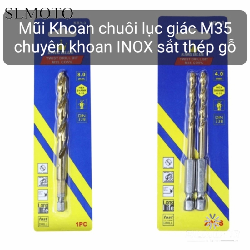 Kim Cương Lục Giác Đặc Biệt INOX Gỗ Vàng Xanh Thương Hiệu Rất Cao Cấp