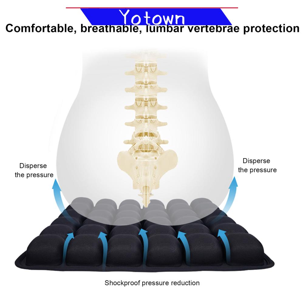 Yotown Đệm ghế du lịch bơm hơi Loại báo chí Chống thấm Xe hơi di động Đệm lót ghế cho máy bay Ghế văn phòng Ô tô Sân vận động Giá 681,000 Đồng*Miễn phí vận chuyển