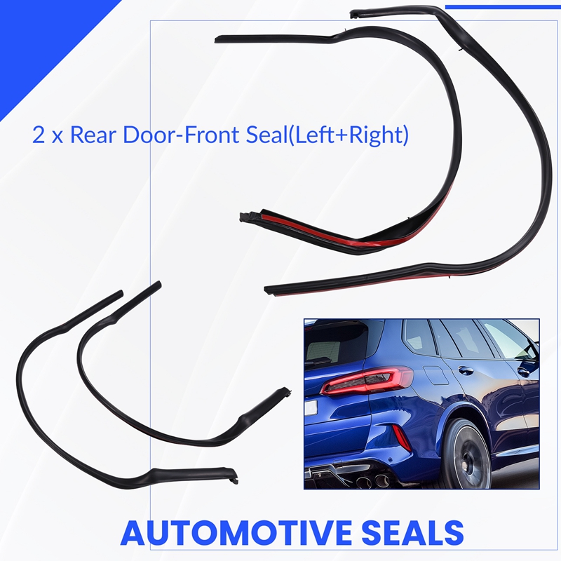 For X5 X5M F15 2014-2018 Car Rear Door-Front Seal Left & Right 51767318509 51767318510
