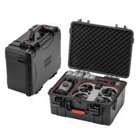 For DJI Avata 360 STARTRC Portable Waterproof Suitcase Motion-Sensing Fly Kit Storage Box (Black)