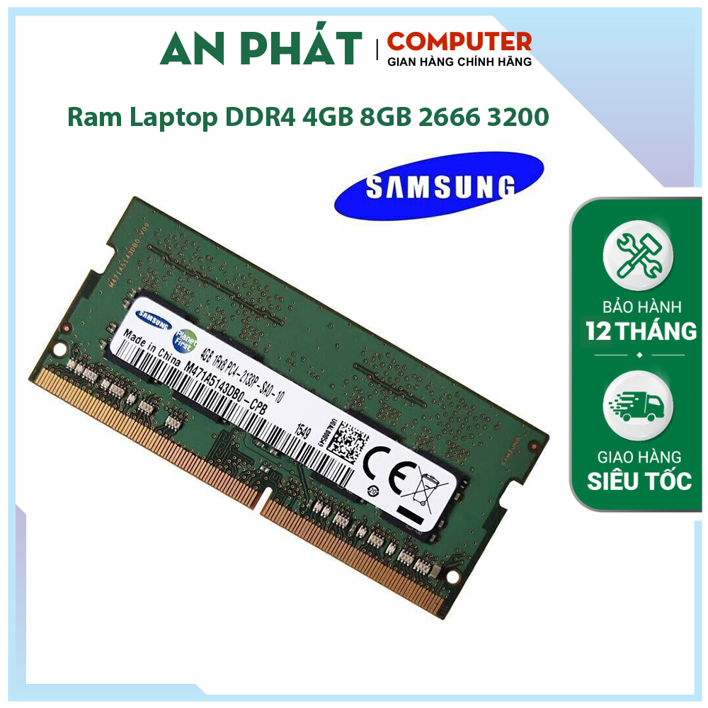 RAM LAPTOP 4GB 8GB 16GB DDR4 bus 2400 2666 3200Hz Kingston Samsung